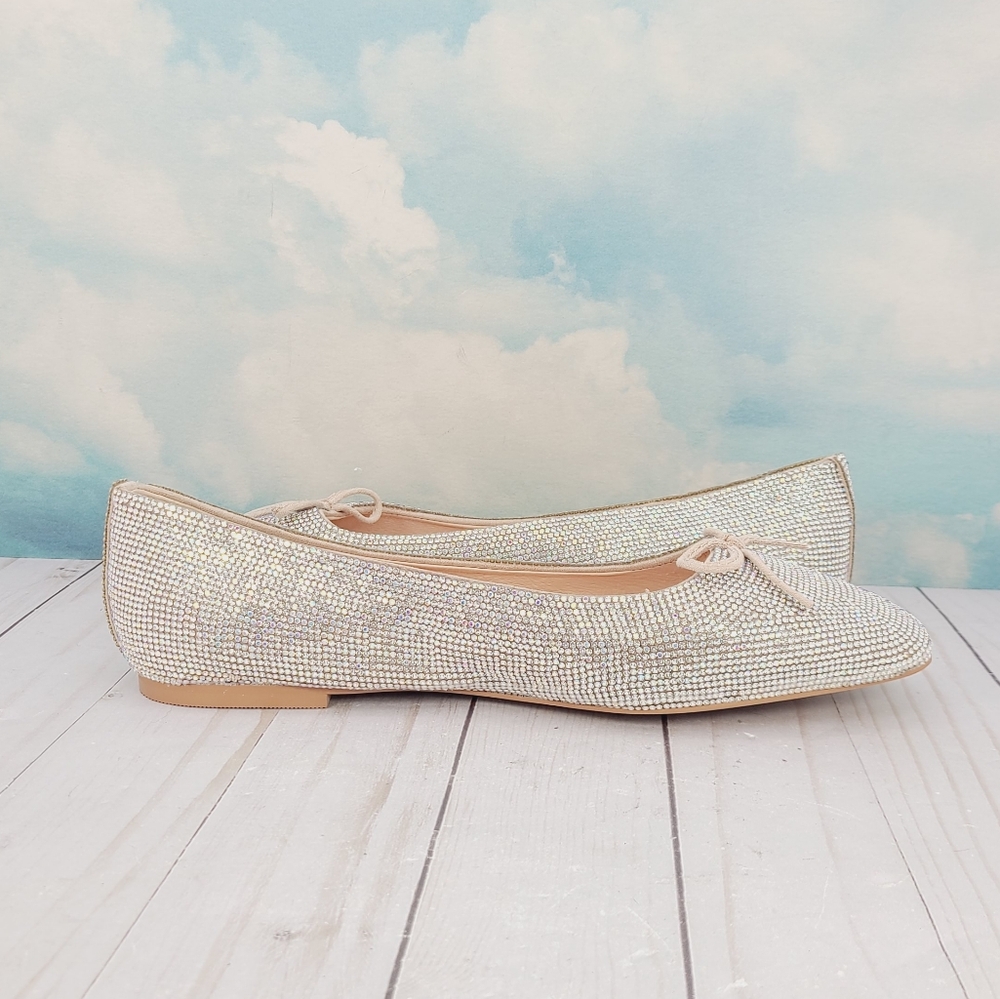 Matisse Roxy Rhinestone Ballet Flats 9.5 - Picture 6 of 9